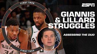 The Giannis-Damian Lillard duo 'HAS NOT GONE GREAT!' - Brian Windhorst on the new Bucks | First Take